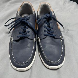Navy Blue Leather Aldo Shoes. Size 11 men’s